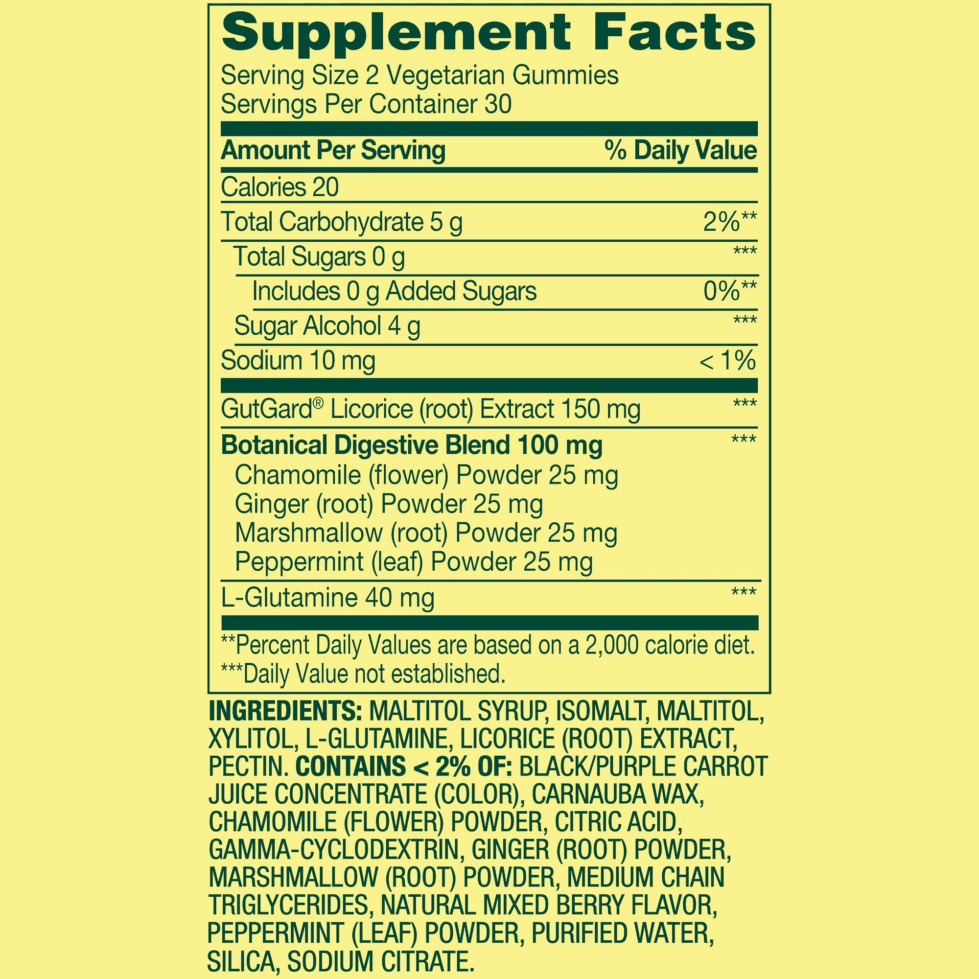 Spring Valley Reflux Guard con menta, sabor natural a frutos rojos, 60 gomitas