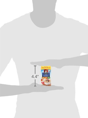 Quaker Avena Instantánea, Paquete de Variedad Valorada, Cereal para el Desayuno, 18 paquetes