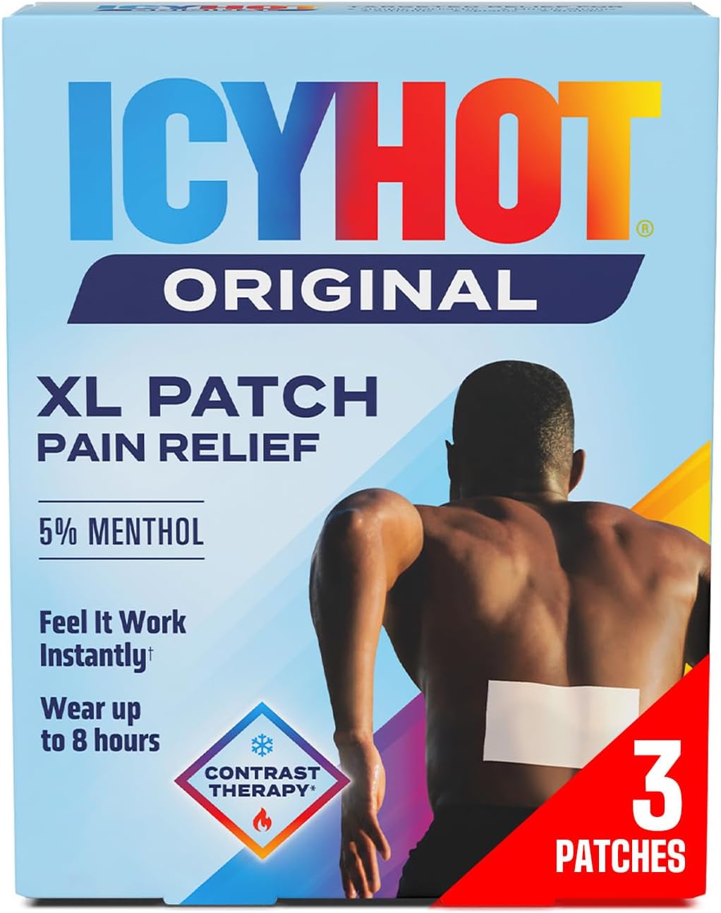 Icy Hot Parche original XL, 3 parches
