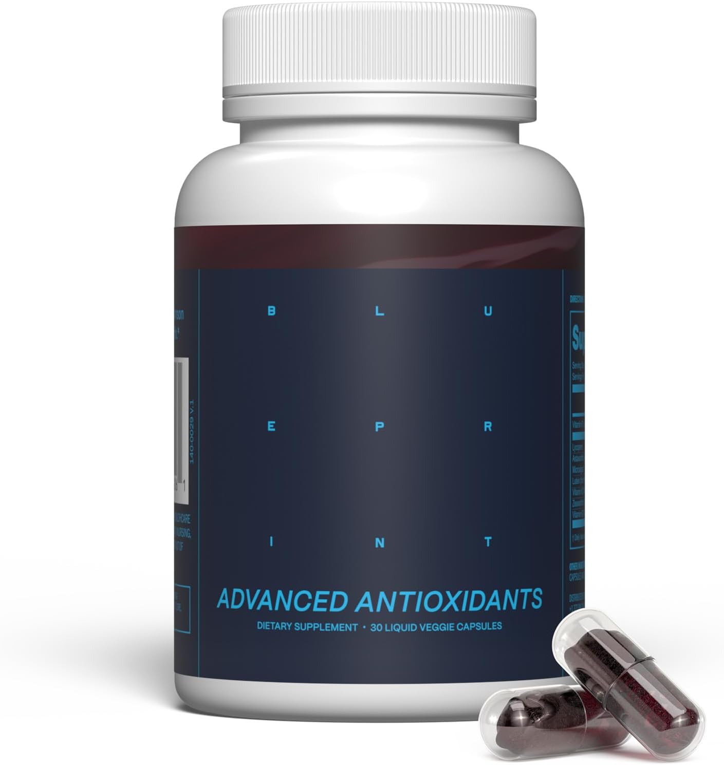 Blueprint Bryan Johnson Suplemento antioxidante avanzado 30 cap