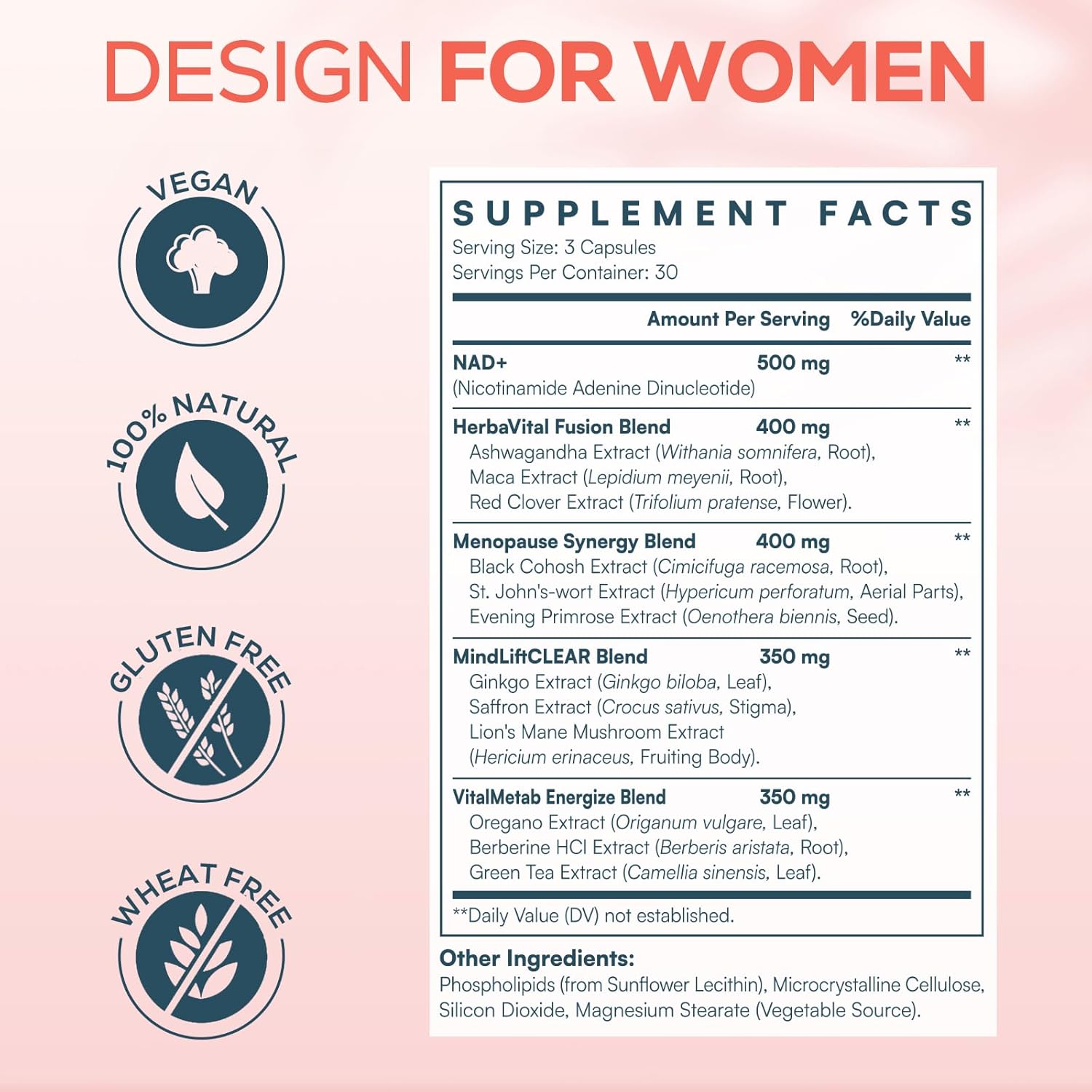 Lcaelusluy - Liposomal NAD+ 2000mg, 90 capsulas