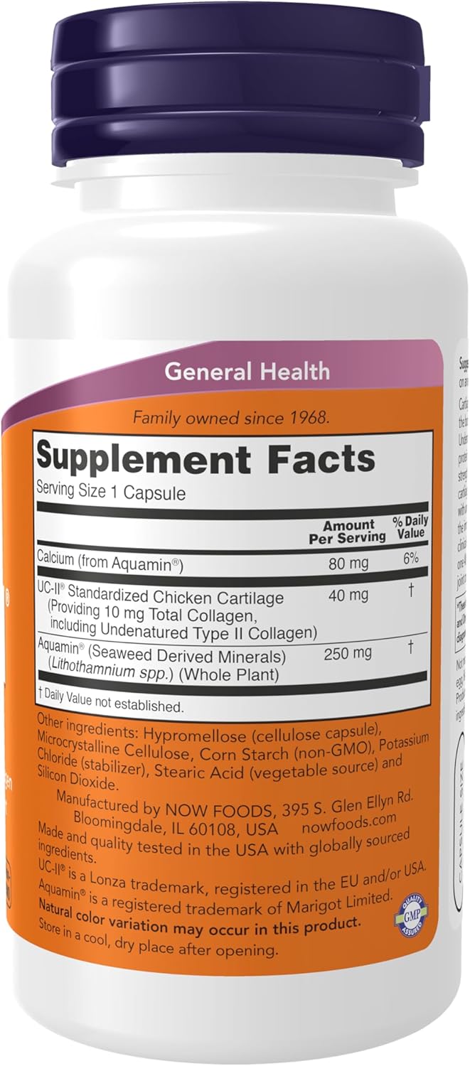 Now - UC- II Joint Health, 120 capsulas