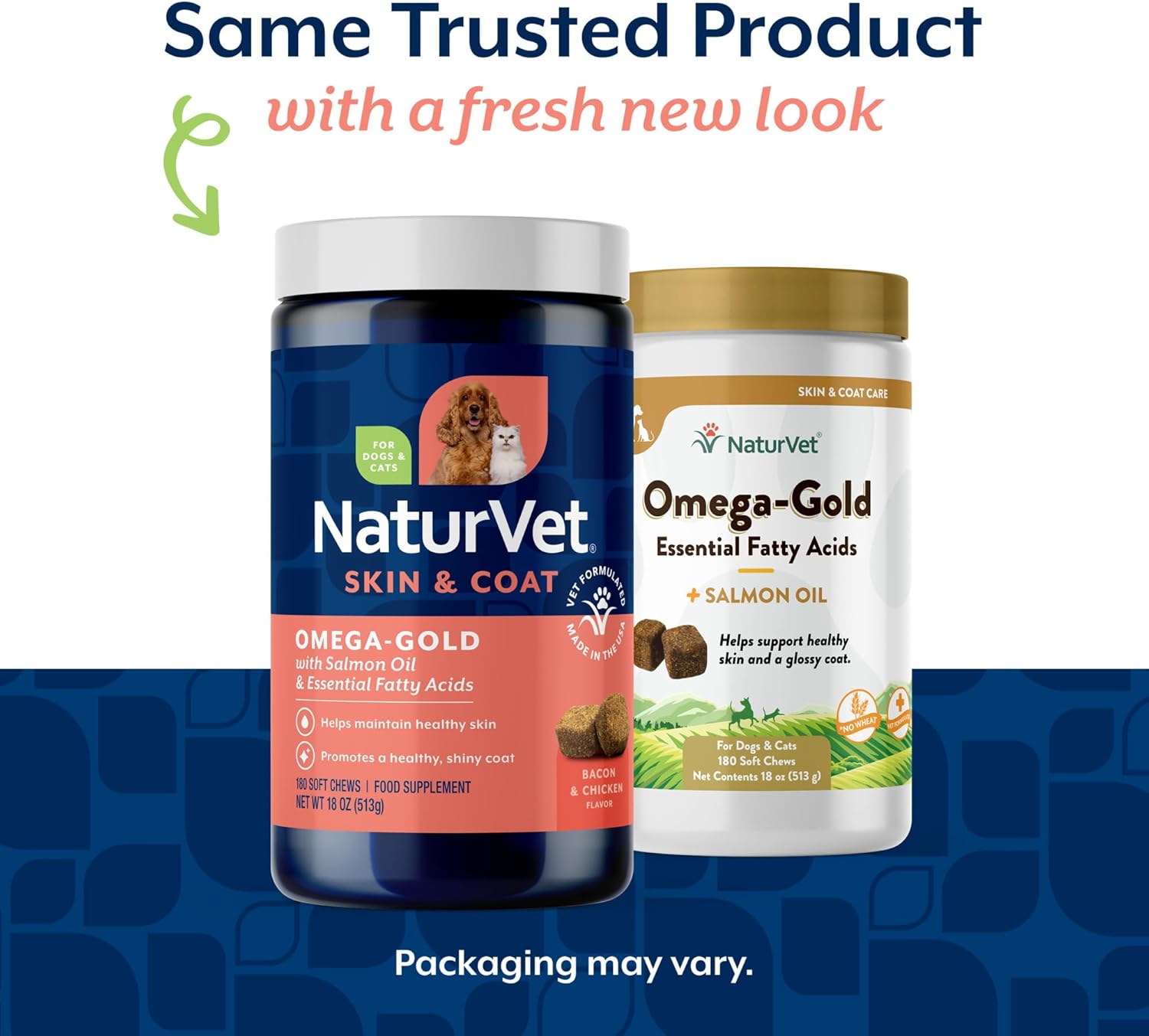 Aceite de salmón para perros Naturvet Omega-gold Plus, 90soft