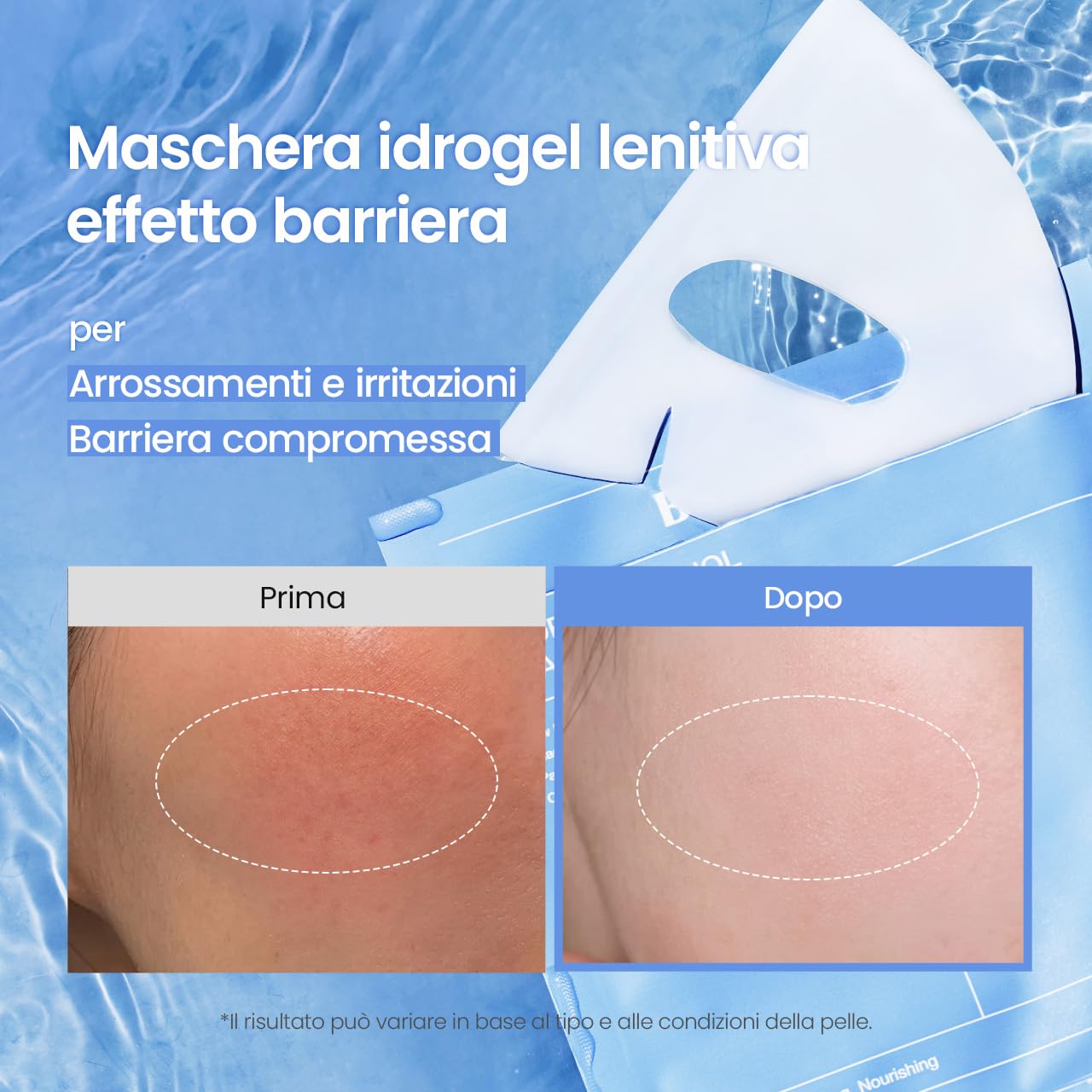 BIODANCE Hydro Cera-nol - Máscara profunda real, mascarilla hidratante de hidrogel durante la noche, 4uni