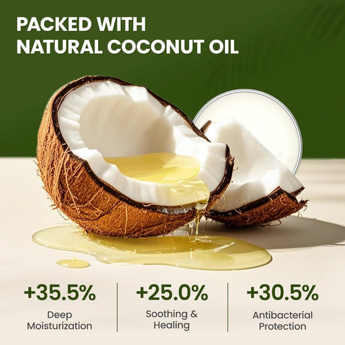 Bálsamo para patas y nariz de perro seguro para lamer con aceite de coco  60gr