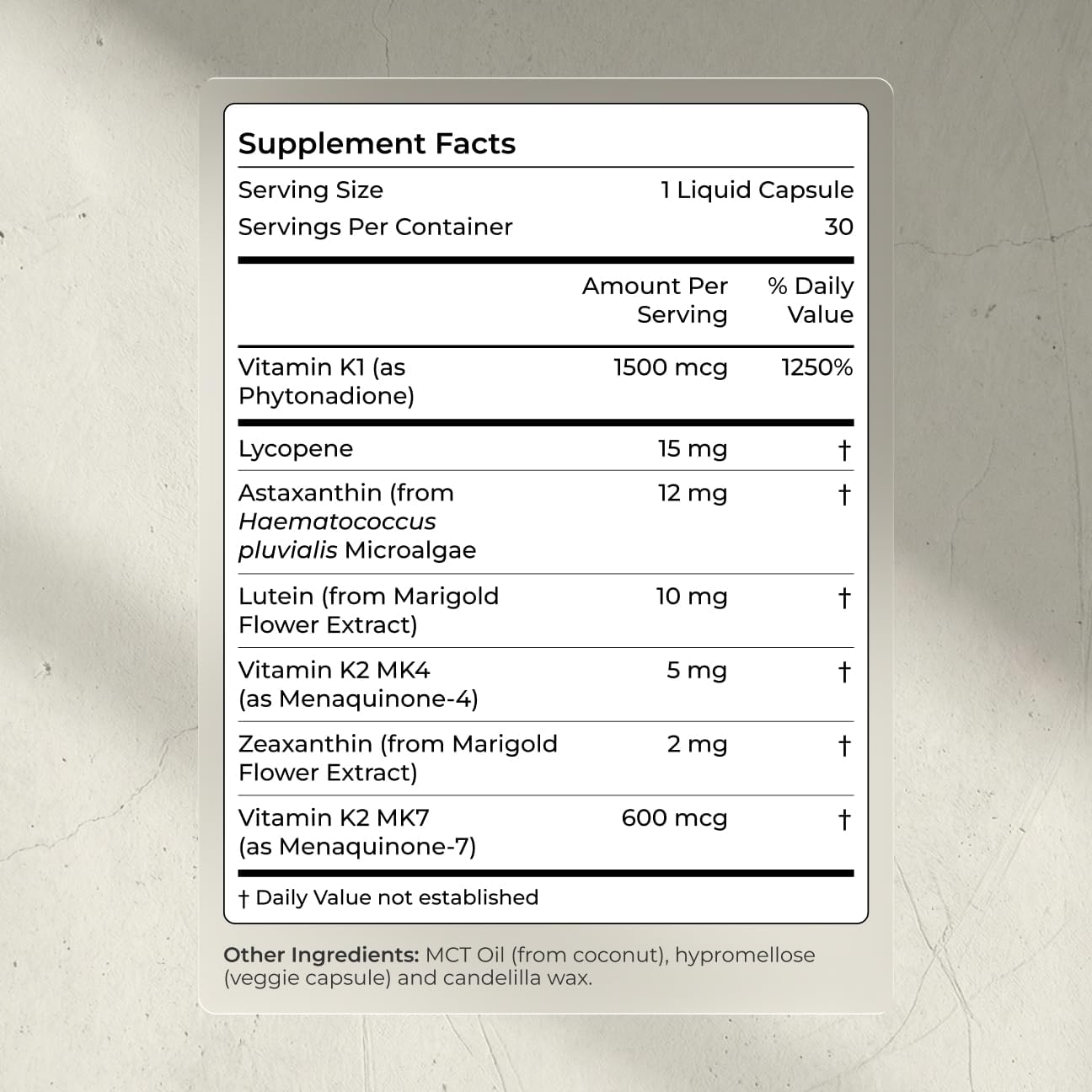 Blueprint Bryan Johnson Suplemento antioxidante avanzado 30 cap