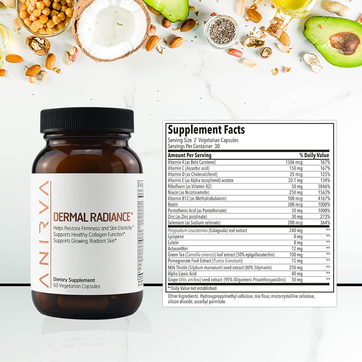 ANIRVA Suplemento para la piel 60 CAP