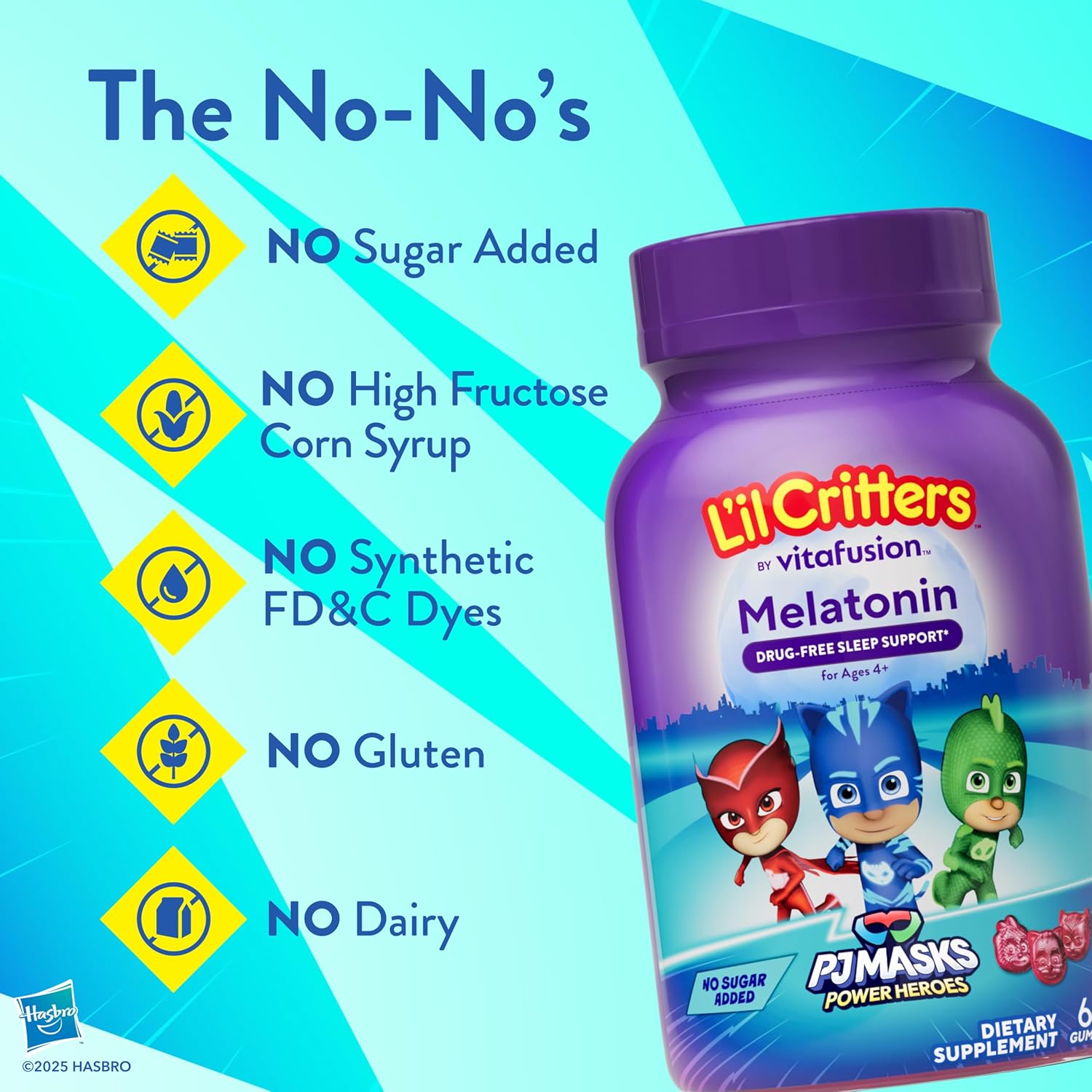 Lil Critters - Melatonina 1mg kids, 90 capsulas