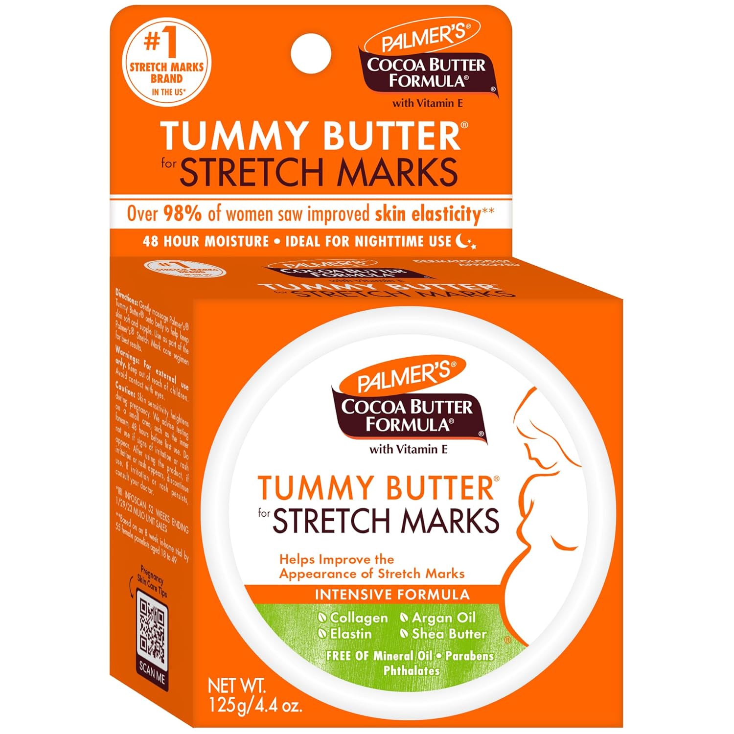 Palmer´s Cocoa Butter  con vitamina E , Crema reduce estrías - 125g