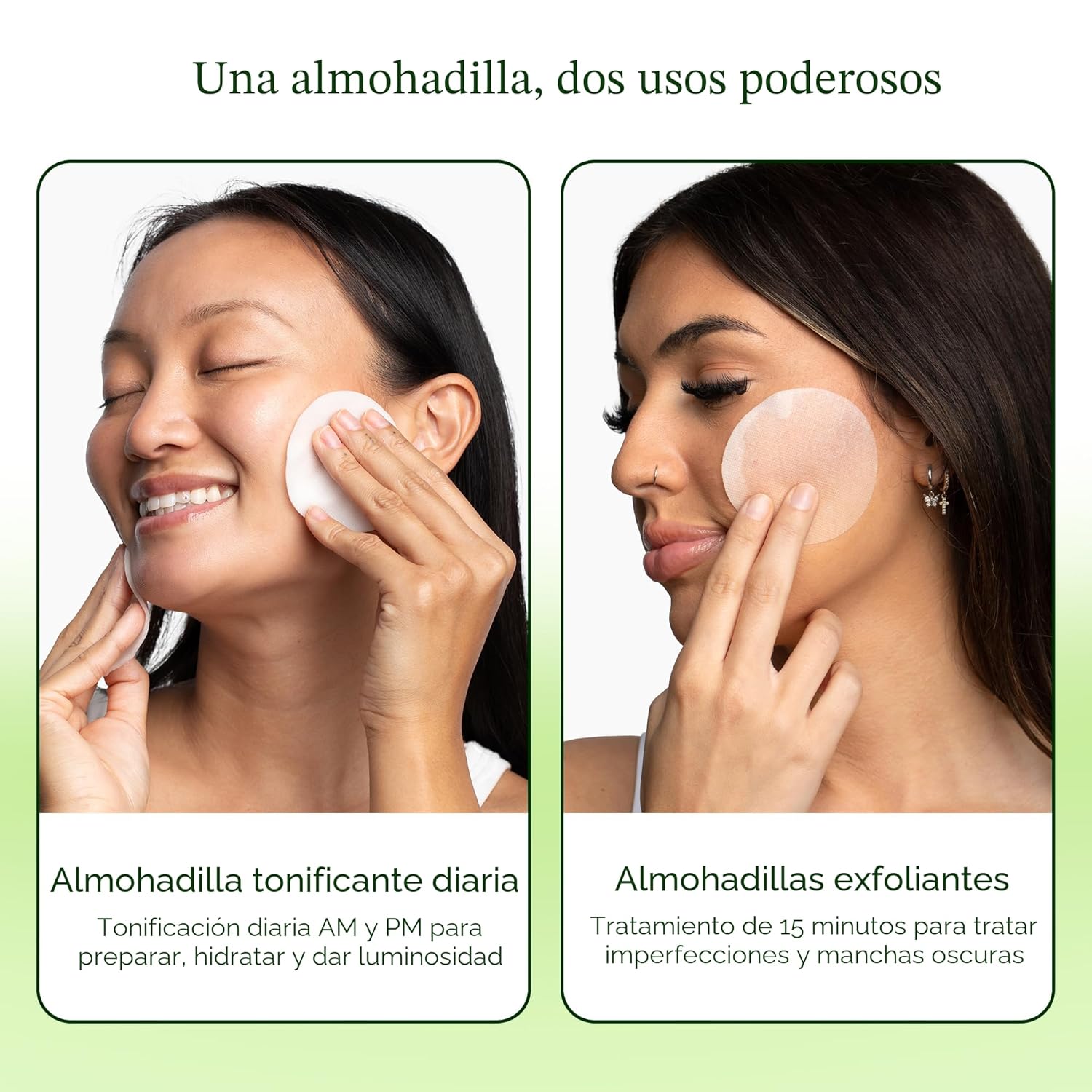 JiYu Almohadillas Pulidor Tonificante - Cuidado de la Piel Coreano para Manchas Oscuras, Arrugas y Piel Opaca, 100almohadillas