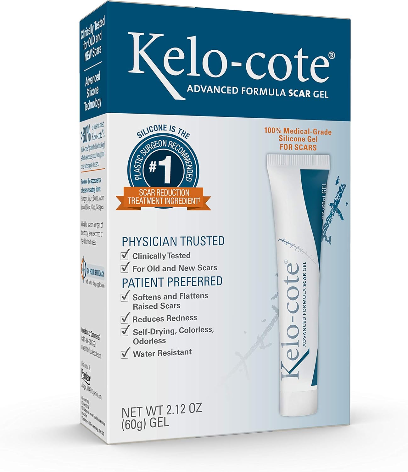 Kelo-Cote Gel cicatrizante de fórmula avanzada  60g