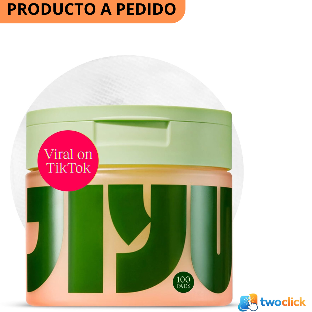 JiYu Almohadillas Pulidor Tonificante - Cuidado de la Piel Coreano para Manchas Oscuras, Arrugas y Piel Opaca, 100almohadillas