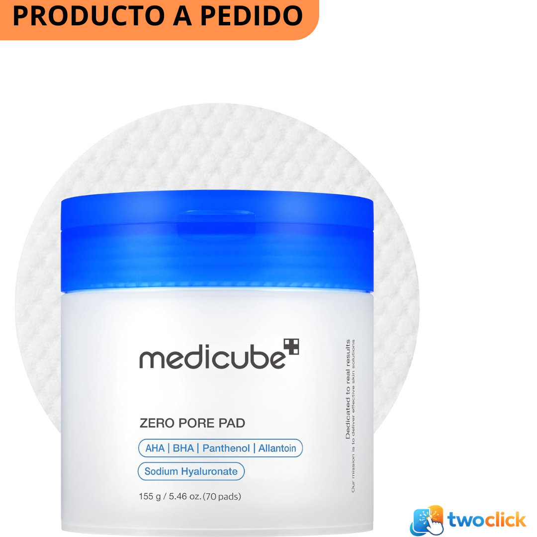 Medicube -Almohadillas de tóner Zero Pore Pad 2.0 | Almohadilla facial de doble textura para exfoliación, 70 pands