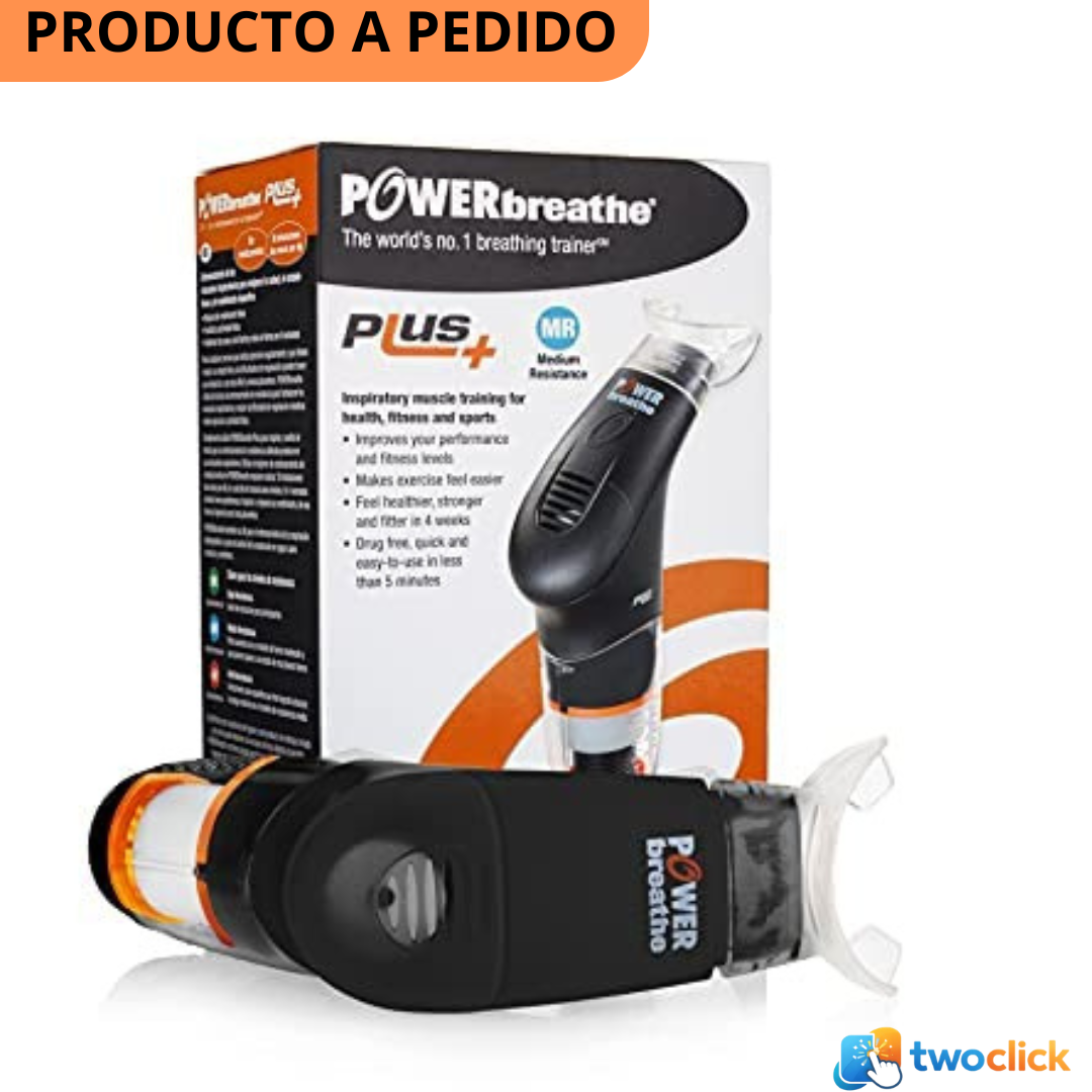 POWERbreathe - Dispositivo de ejercicio de respiración, entrenador de respiración y herramienta de terapia para fortalecer los músculos respiratorios y ayudar a la capacidad pulmonar