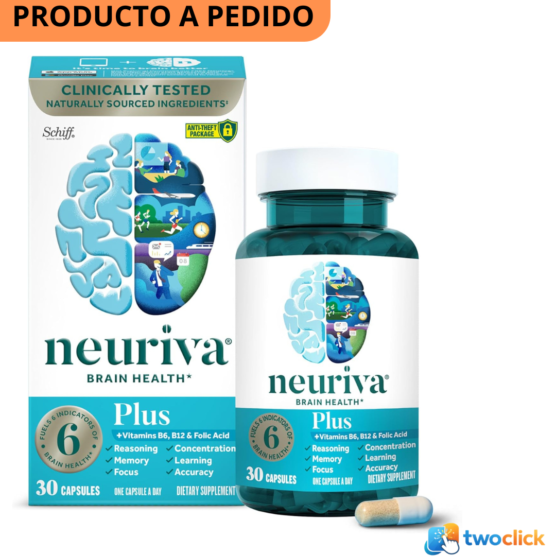 NEURIVA - Rendimiento cerebral Plus, 30 capsulas