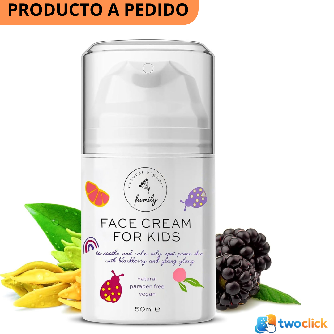 Crema Facial Hidratante Suave para Niños y Preadolescentes, 50ml