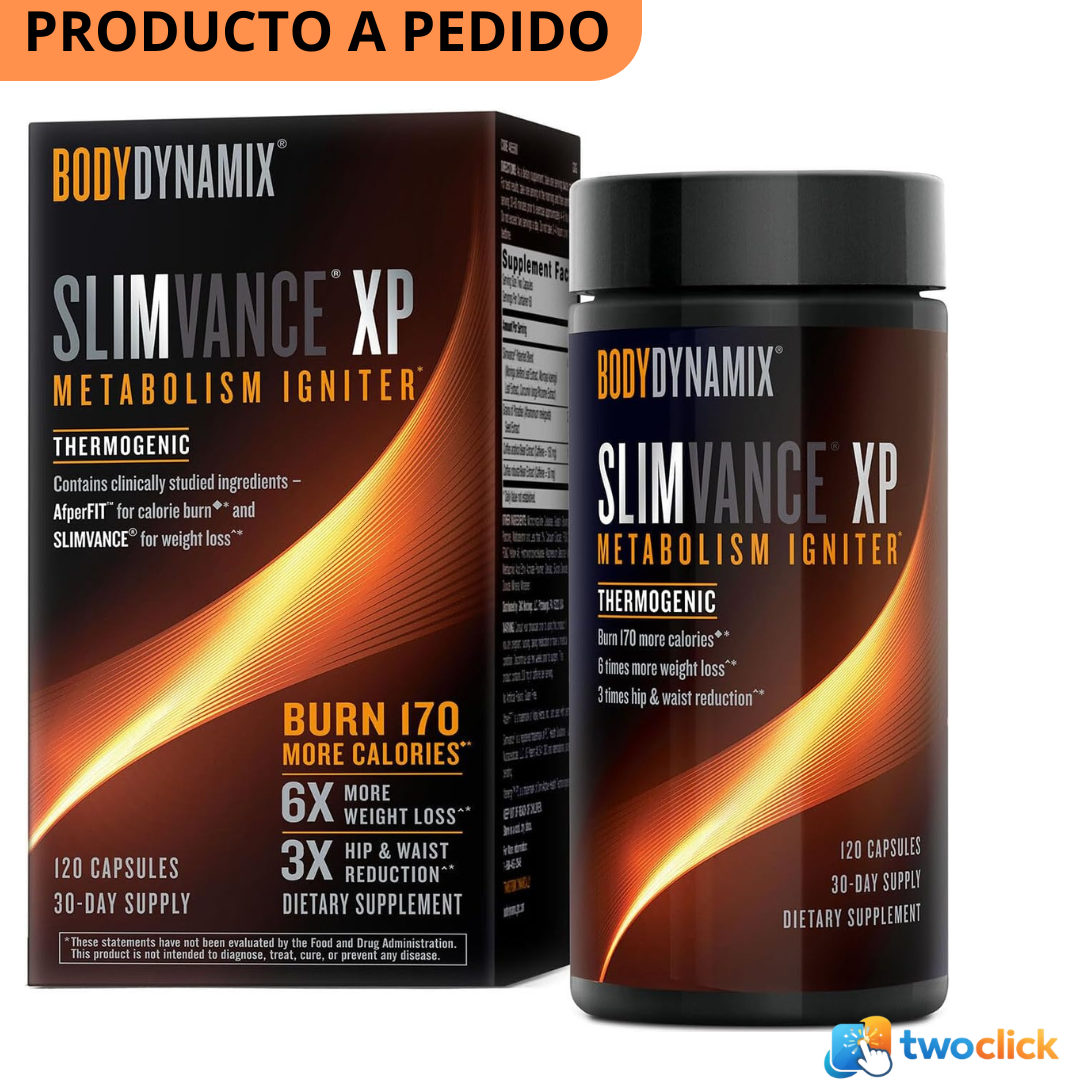 BodyDinamix - Suplemento Termogénico De Slimvance Xp,  120 capsulas