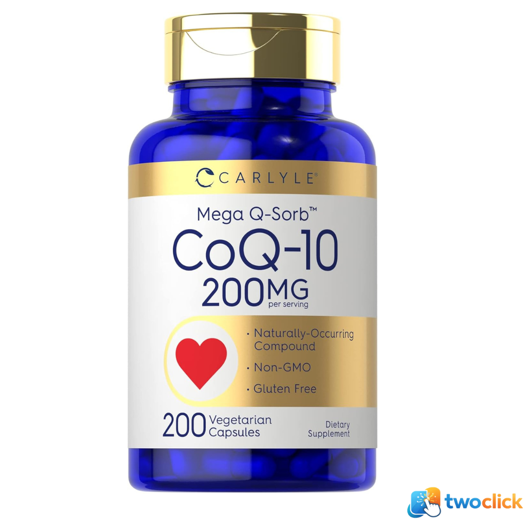 Carlyle - CoQ10 200mg, 200 capsulas vegetarianas