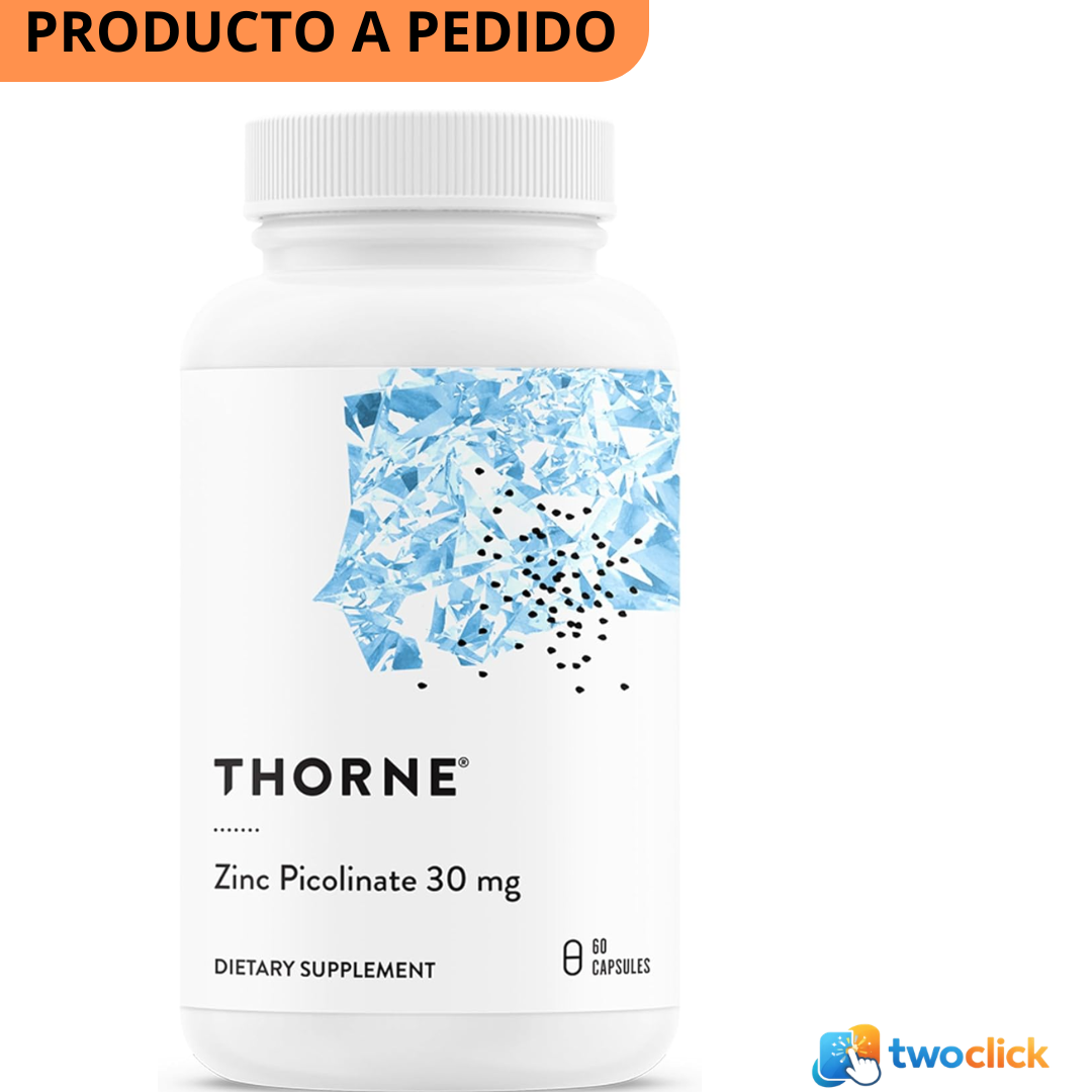 Thorne - Zinc Picolinate 30mg , 60 capsulas