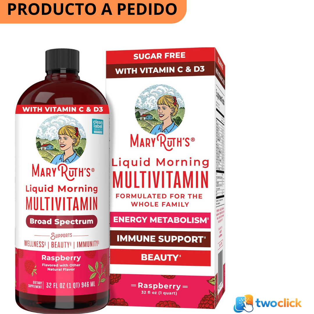 Mary Ruth´s - Multivitaminico Liquido con vitamina C & D3 , 946ml