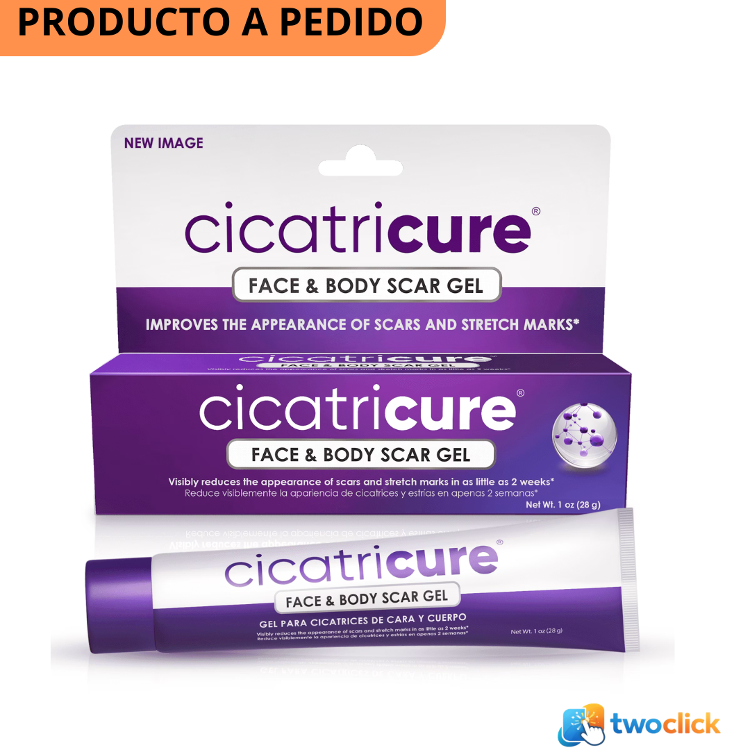 Cicatricure- Crema Reductora de Cicatrices, Gel para Cicatrices de Rostro y Cuerpo, 28g
