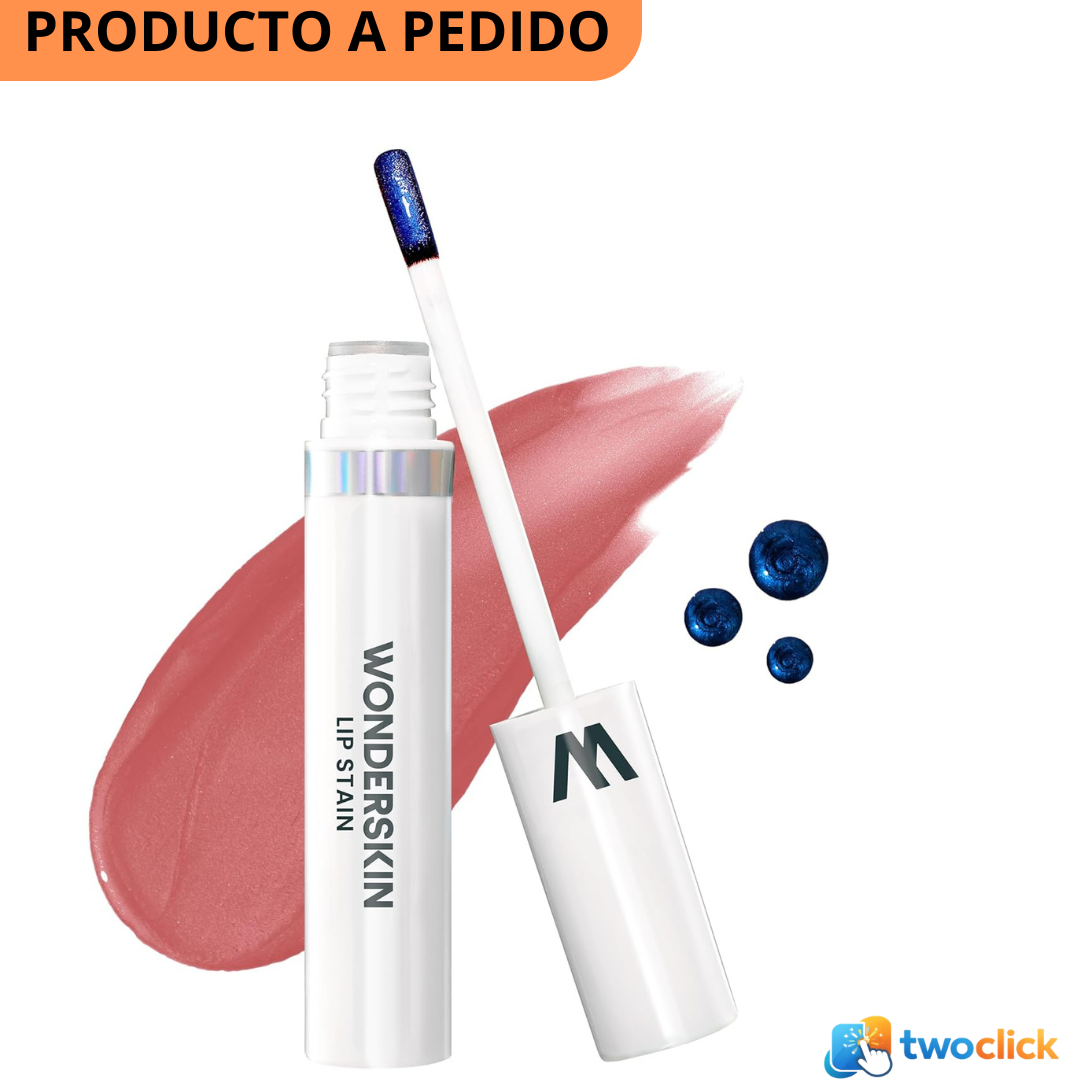 Wonderskin Wonder Blading - Mascarilla labial, tinte labial nude de larga duración