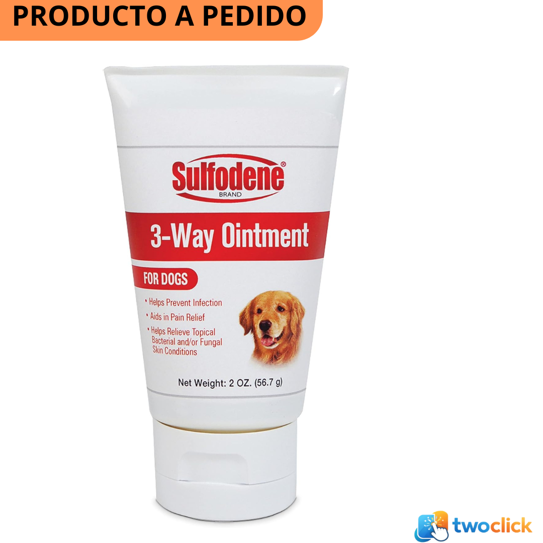 Sulfodene, pomada de 3 vías para perros 56.7 gr