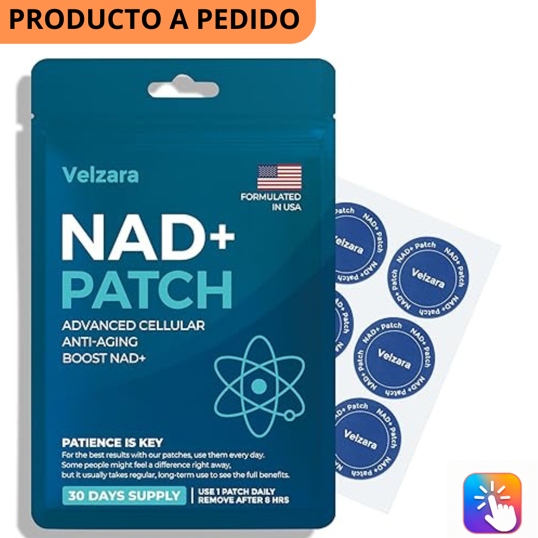 Parches NAD+ cómodos para todo el día, veganos, resistentes al agua, 30 parches