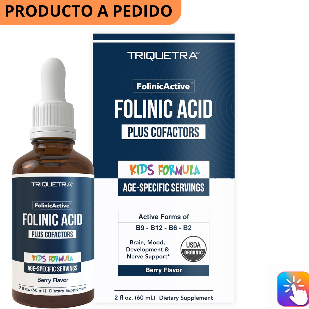 Triquetra FolinicActive Kids Ácido folínico + coactores B12, B6 y B2  60ml