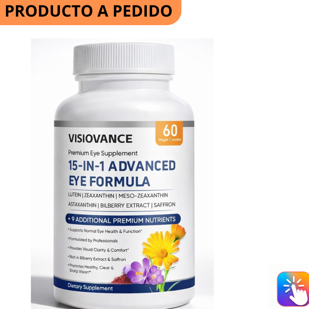 VISIOVANCE Fórmula avanzada 15 en 1 para ojos  60 cap