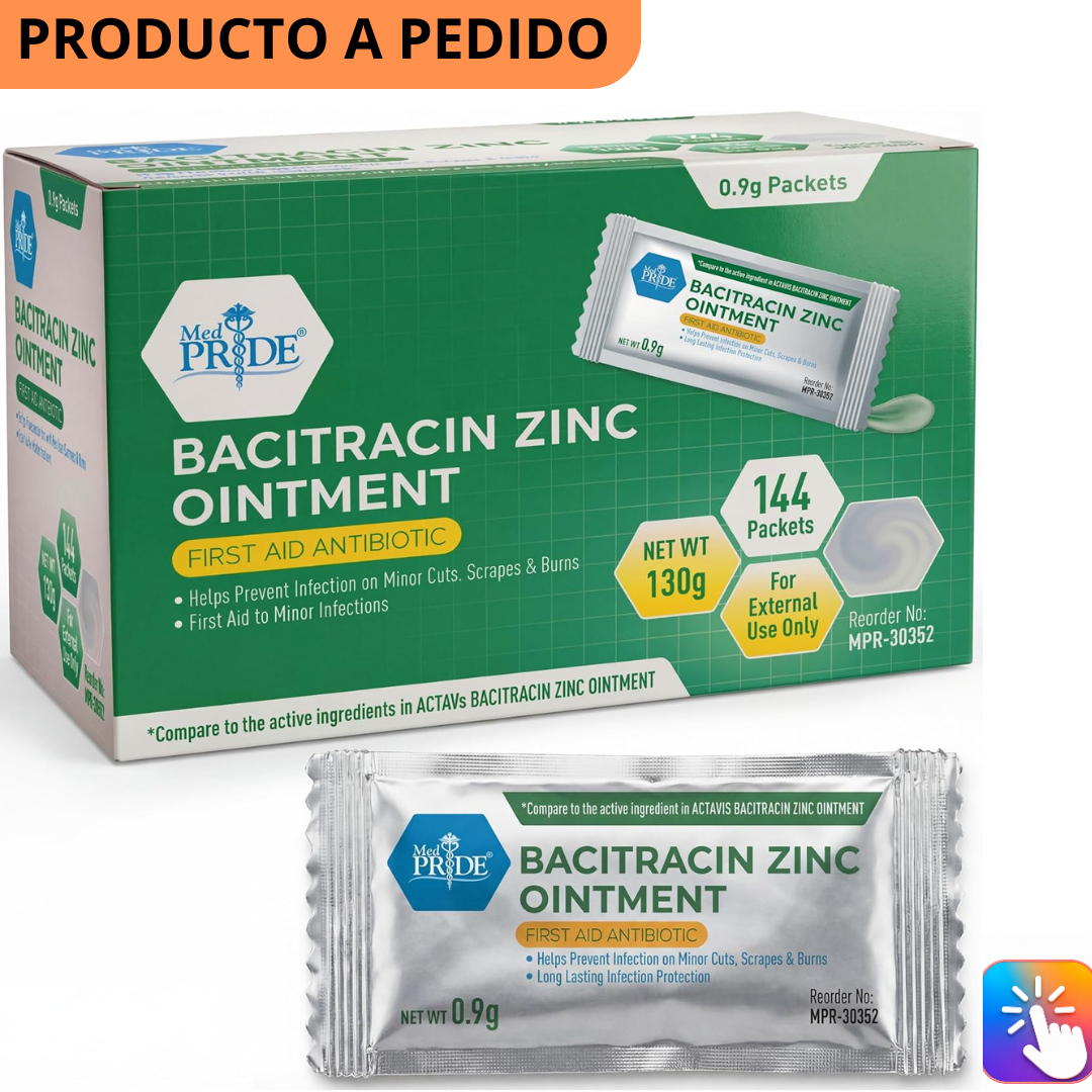 MED PRIDE Ungüento de zinc de bacitracina 144 und