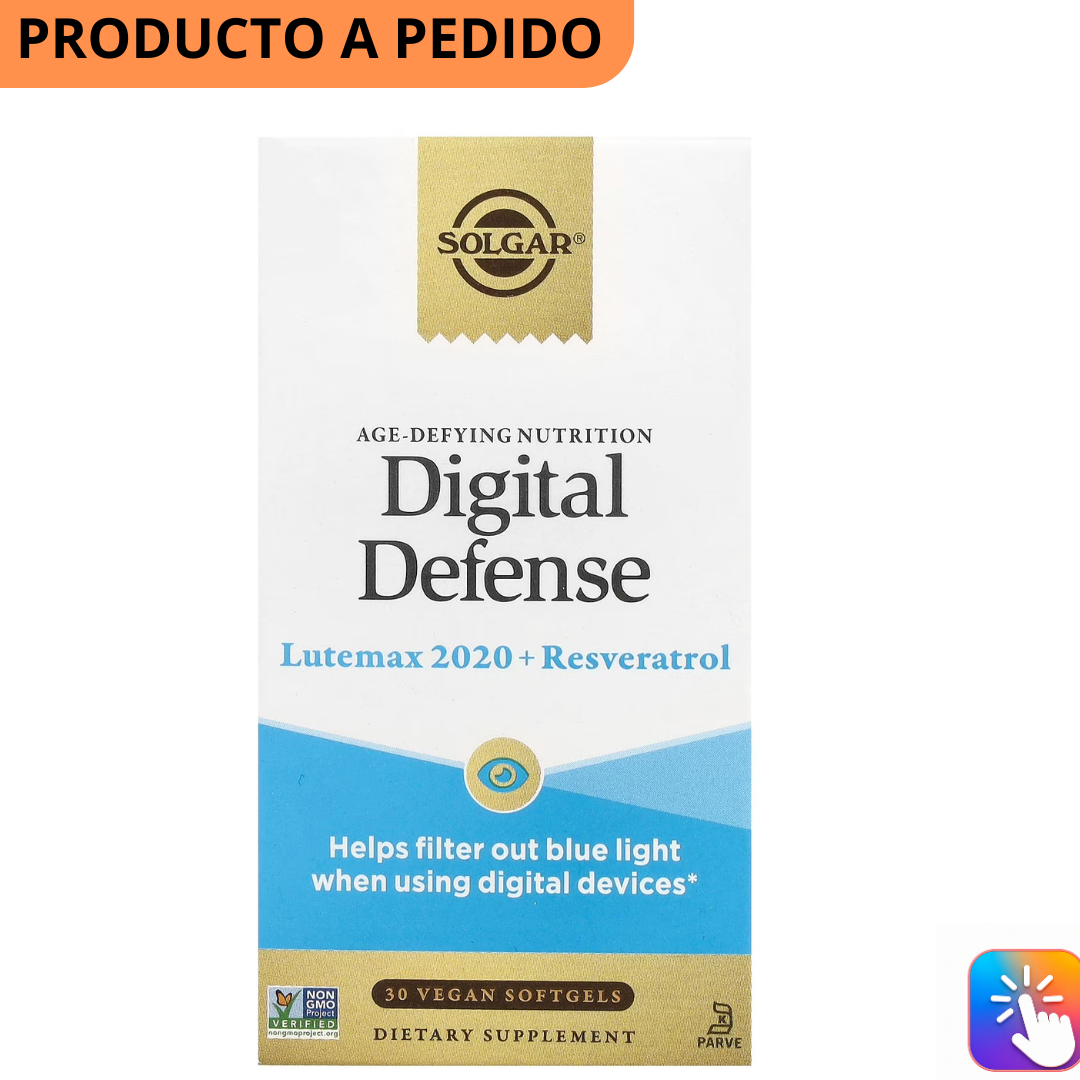 Solgar Nutrición Antiedad, Defensa Digital, 30 Cáp