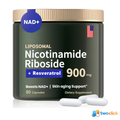 Reus Research - Liposomal Nicotinamide Riboside + resveratrol 900mg, 80 capsulas