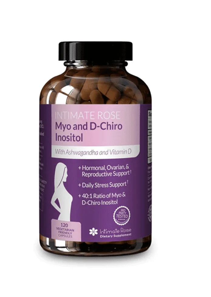 Intimate Rose Suplemento de Myo-Inositol y D-Chiro Inositol para Mujeres 120 cap